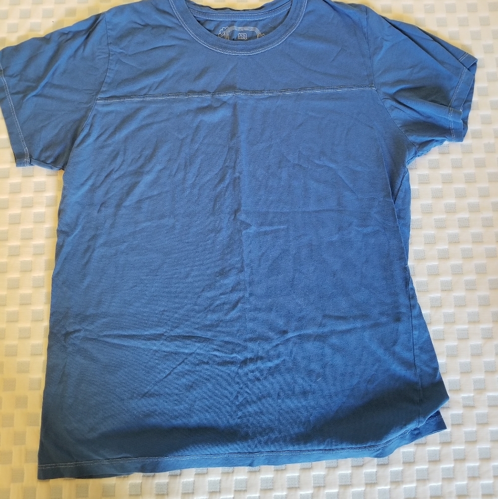 Big Bud Press Varsity Tee, Cornflower Blue